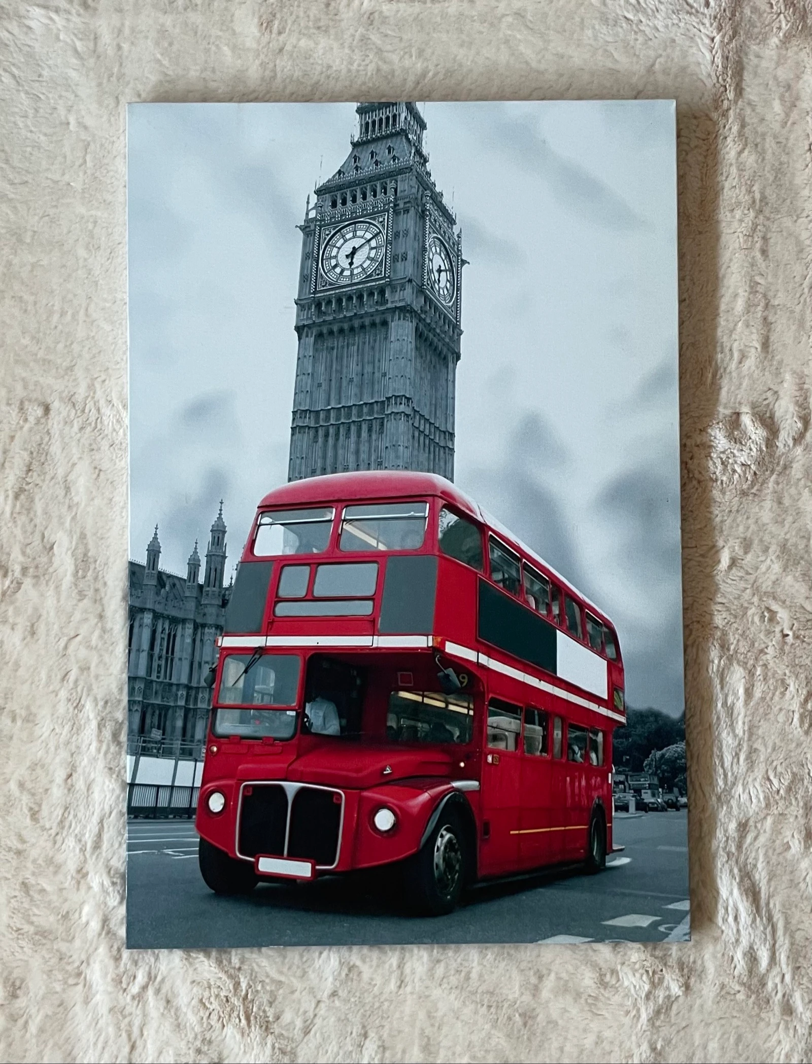 Cuadro decorativo Londres autobús rojo 53x35 cm